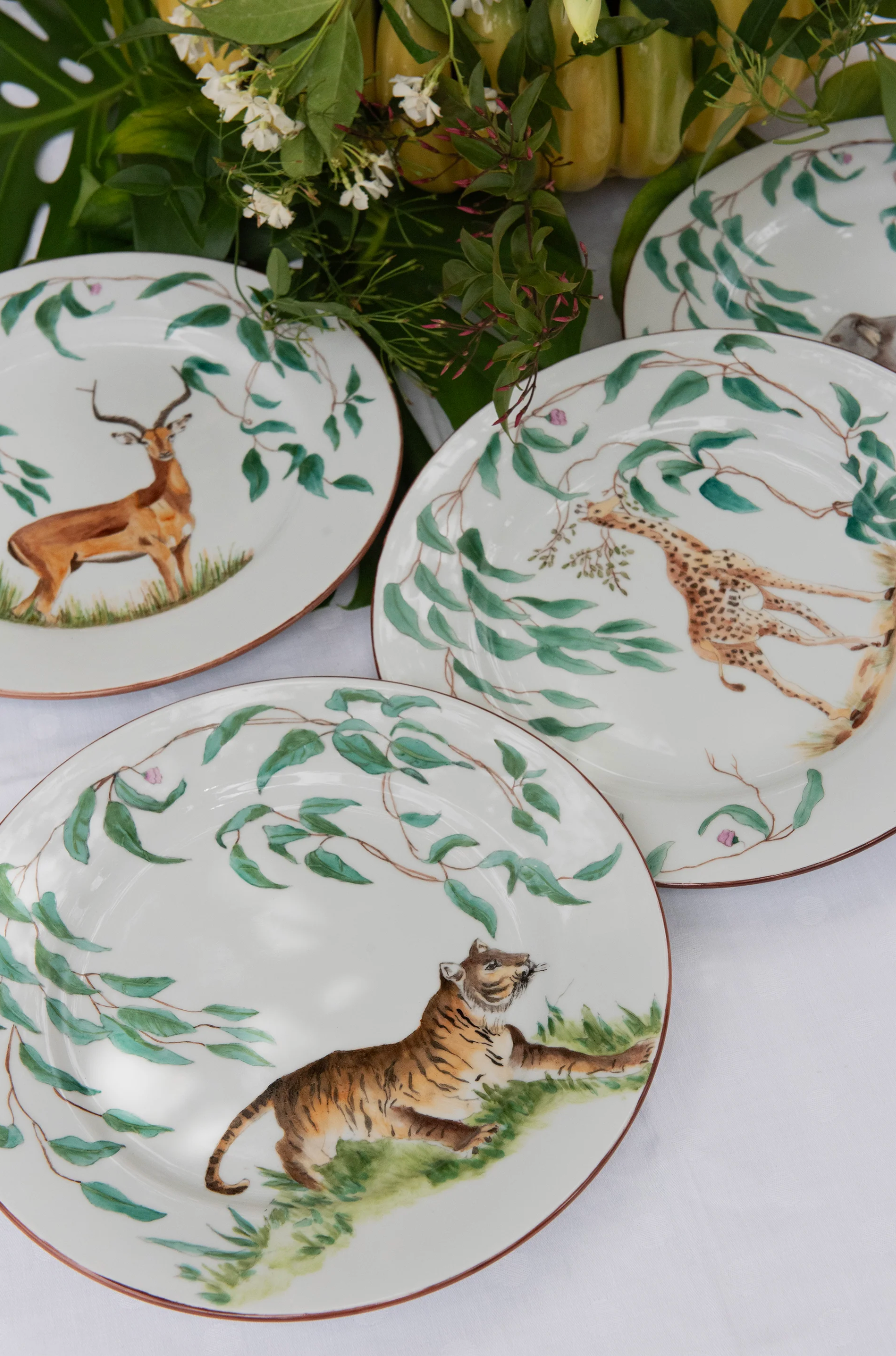 The Art of Porcelain: Handcrafted Plates Produced in Portugal and Illustrated by Estelle von Mentzingen
