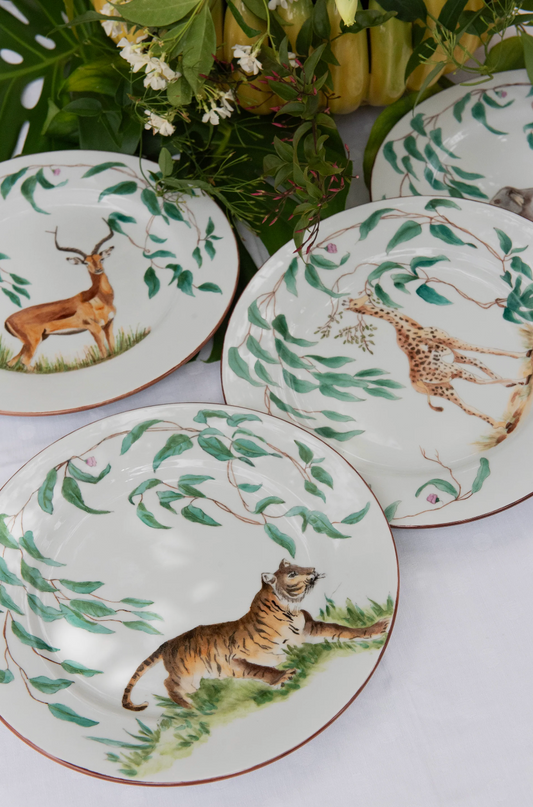 The Art of Porcelain: Handcrafted Plates Produced in Portugal and Illustrated by Estelle von Mentzingen