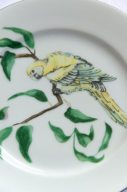 Bread Plate with Parrot – 16,5 cm