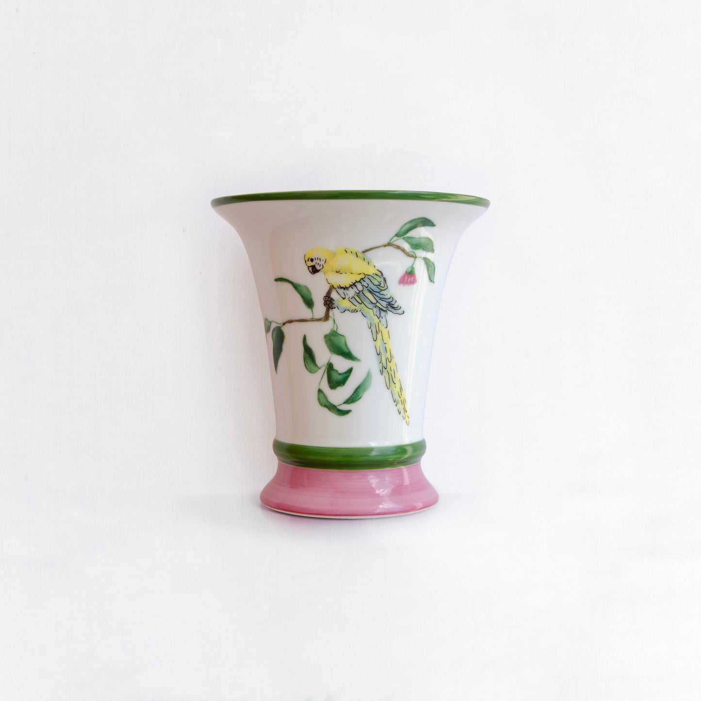 Decorative Vase with Parrot – Height 15cm