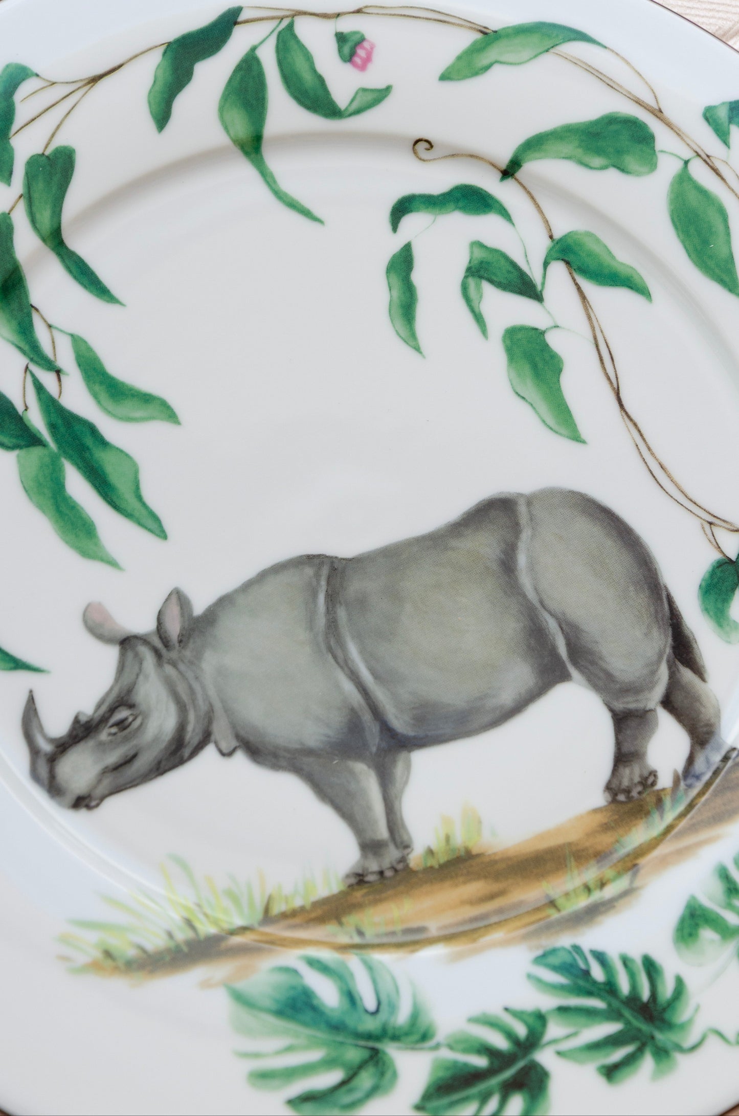 "A Taste of Africa" Porcelain Dinnerware Set – 24-Piece Collection