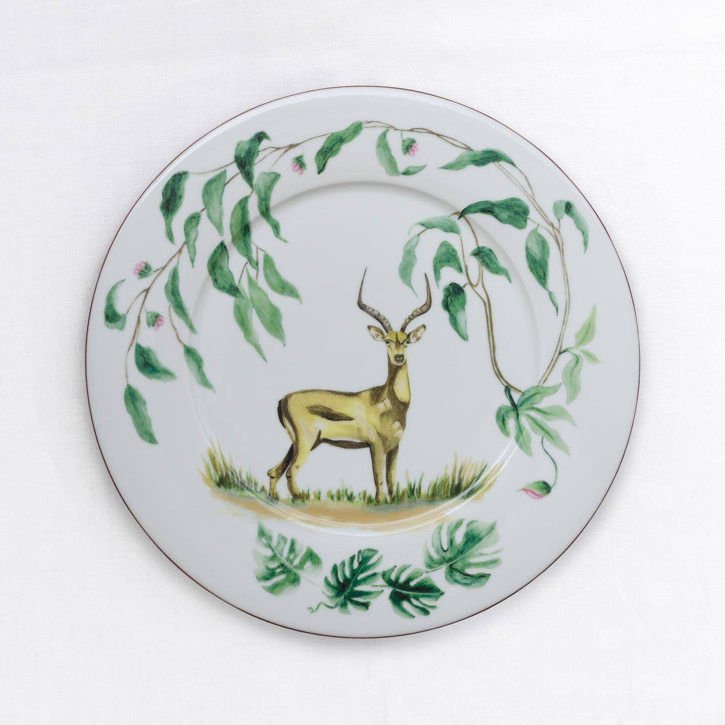 Antelope Eating Plate – 28 cm