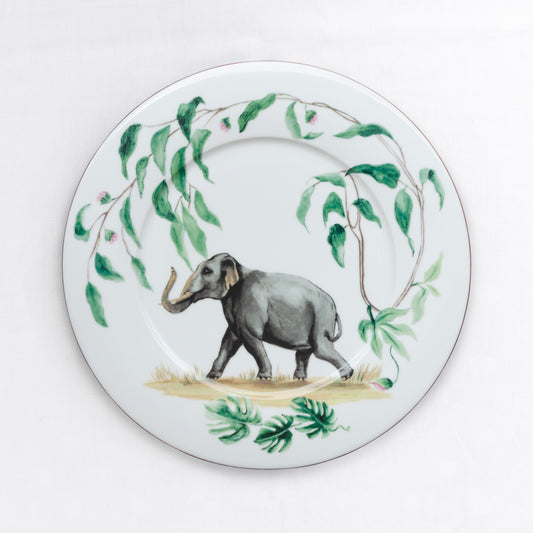 Elephant Eating Plate 28 cm
