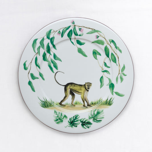 Monkey Eating Plate – 28 cm
