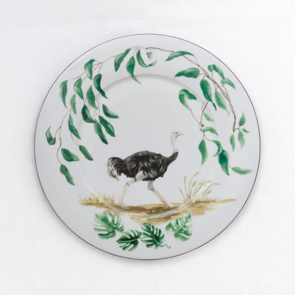 Ostrich Eating Plate – 28 cm
