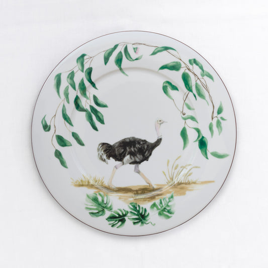 Ostrich Eating Plate – 28 cm