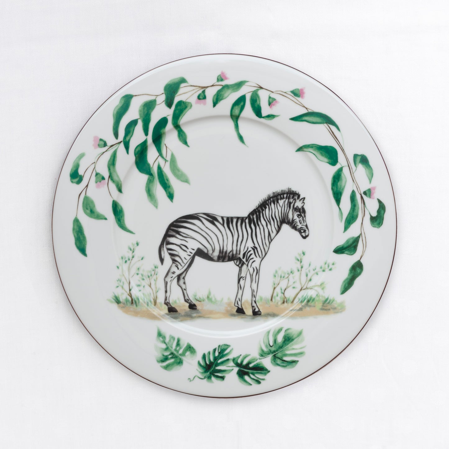 Zebra Eating Plate – 28 cm